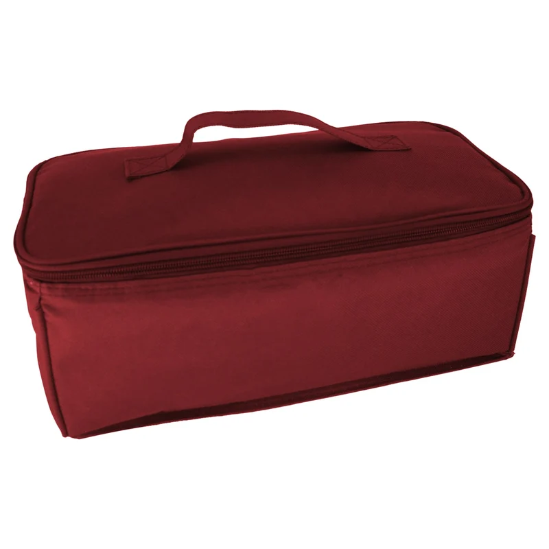 Glacière Isotherme Bordeaux Grande Taille 34 x 18 x 15 cm