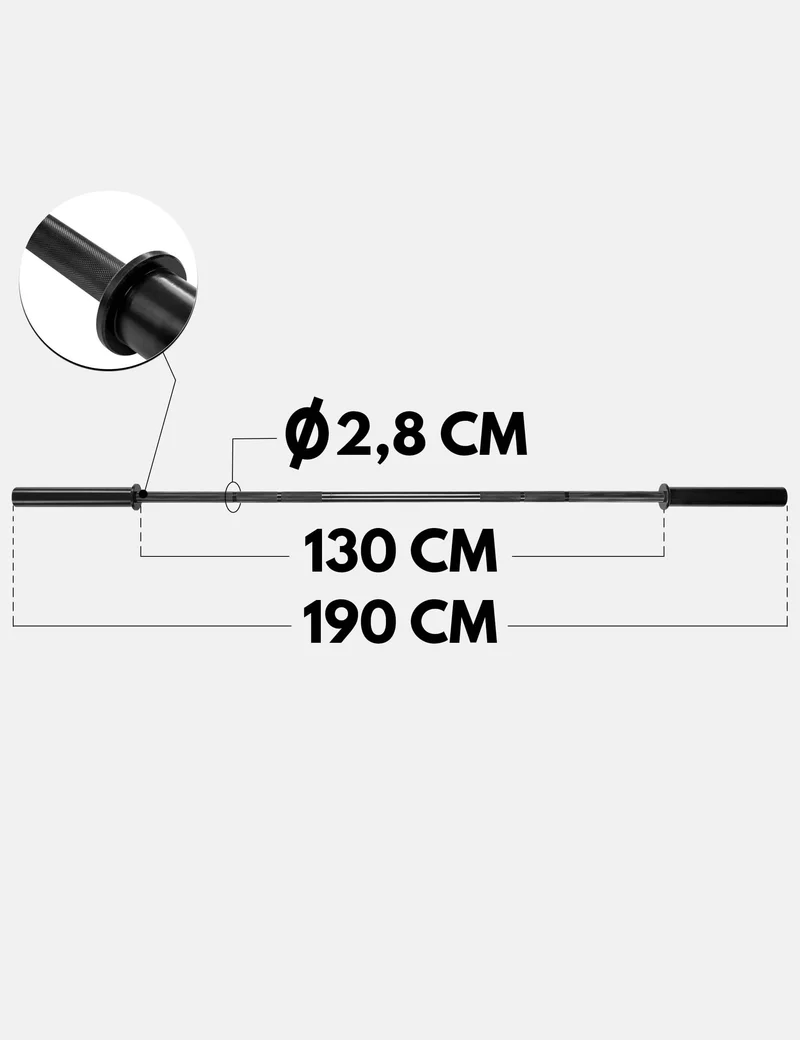 Barbell with Clips