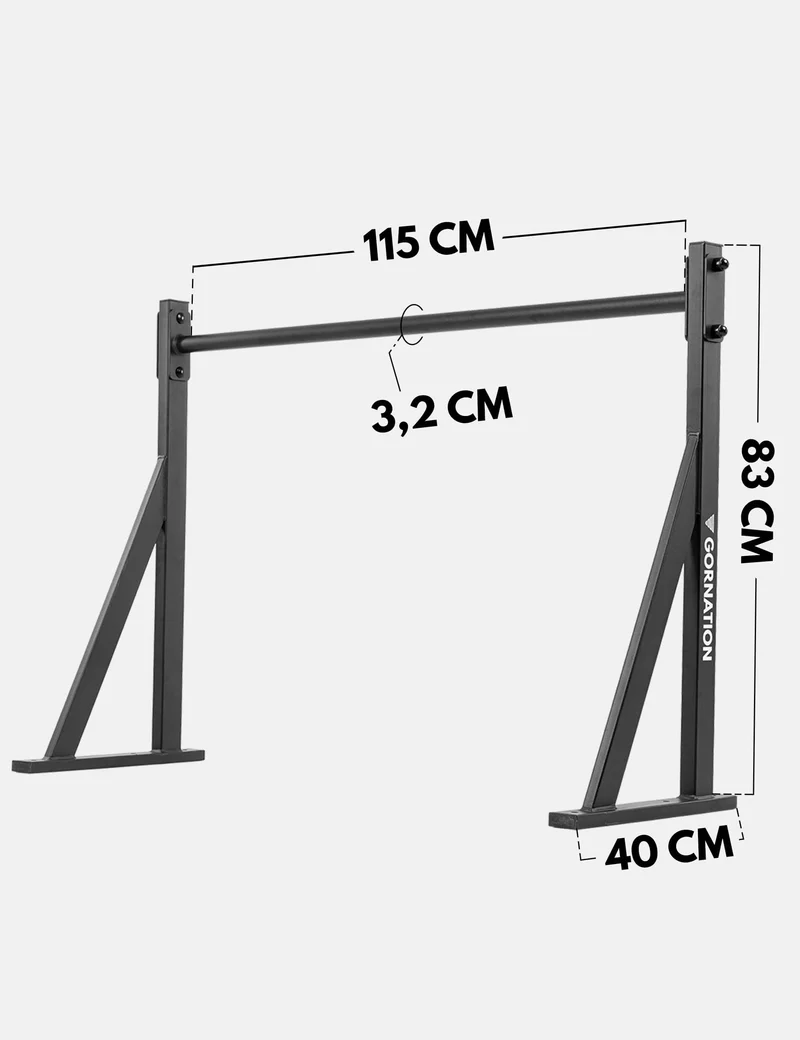 Wall Mounted Pull Up Bar Large
