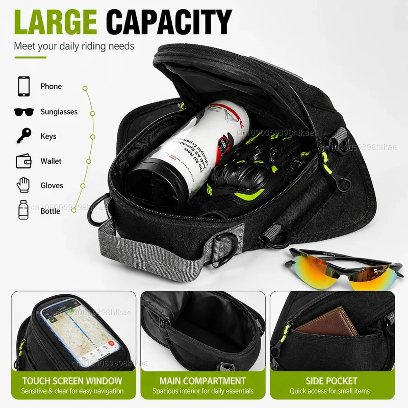 NEW Universal Magnetic Fuel Tank Bag Motorcycle Phone Navigation Pack For Aprilia Tuareg 660 Tuareg660