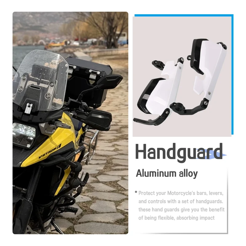 Motorcycle DL 650 VStrom new aluminum alloy Handguard Shield Hand Guard Protector Windshield For Suzuki V-Strom DL650 800 1050