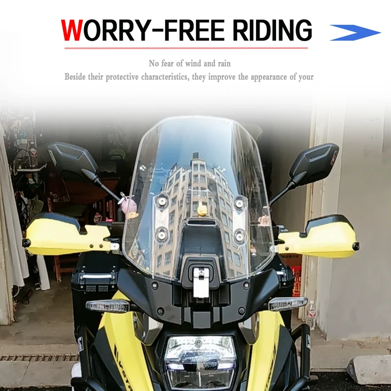 Motorcycle DL 650 VStrom new aluminum alloy Handguard Shield Hand Guard Protector Windshield For Suzuki V-Strom DL650 800 1050