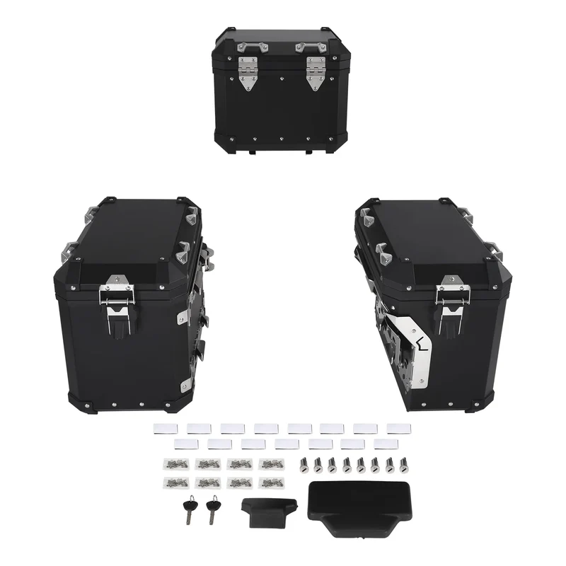 Trunk Saddlebags Pannier Side Case Luggage Bag Fit For BMW R1200GS 2013-2018 R1250GS 2019-2024 F850GS 2017-2022 F900GS 2023-2025