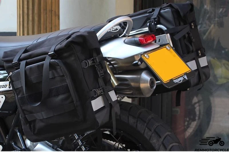 Sacoche plus support Triumph Scrambler 1200