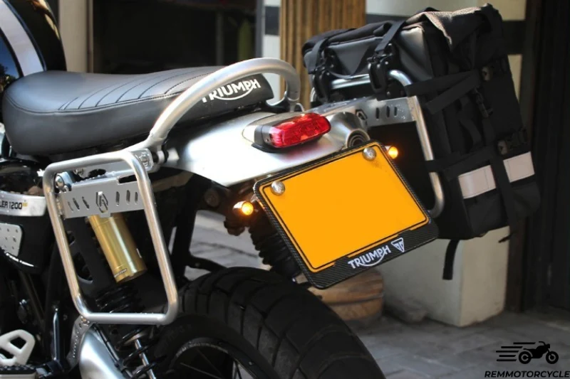 Sacoche plus support Triumph Scrambler 1200