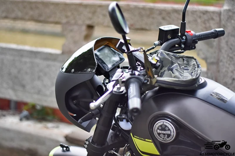 Kit Café Racer – Bulle avec support + Phare LED