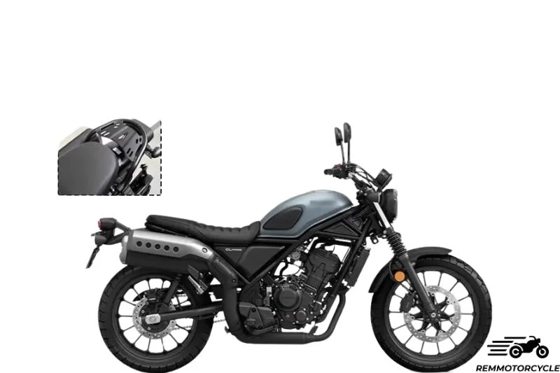 Porte bagage top case arrière Honda CL 500
