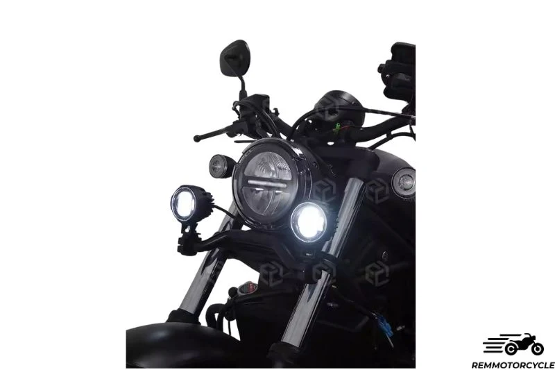 Support phare additionnel Honda CL500