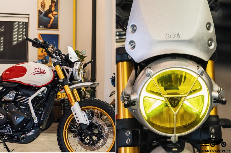Grille de phare pour Triumph 400X