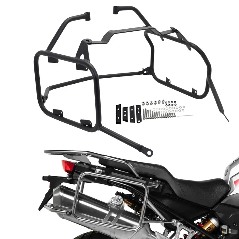 Stainless Steel Motorcycle Side Saddlebag Bracket Pannier Pannier Rack Luggage Rack For BMW F700GS F800GS F800 GS 2009-2017