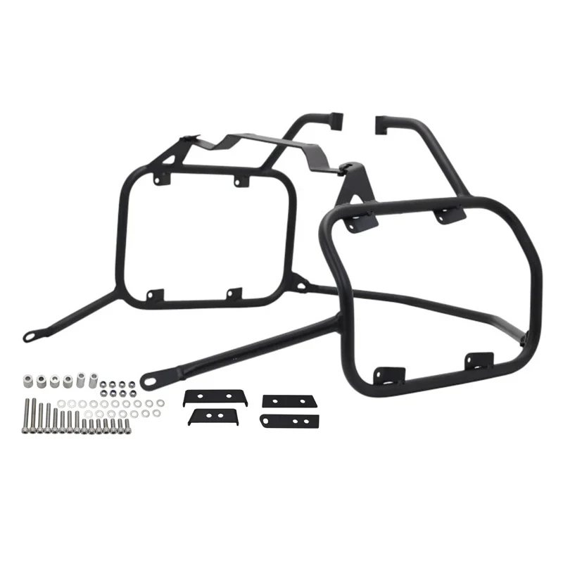 Stainless Steel Motorcycle Side Saddlebag Bracket Pannier Pannier Rack Luggage Rack For BMW F700GS F800GS F800 GS 2009-2017