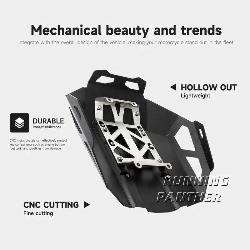 For BMW R1300GS R1300GS R 1300 GS r1300gs 2023 - 2025 Adventure Motorcycle Skid Plate Engine Guard & Chassis Protection Cover