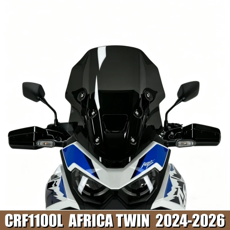 Front Windshield for Honda CRF1000L CRF1100L Africa Twin Tall WindScreen Deflector Modified Accessories CRF1100 L 2024 2025 2026