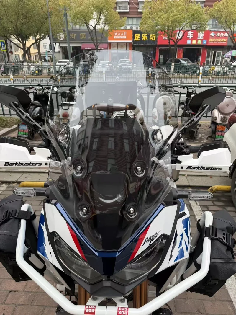 Front Windshield for Honda CRF1000L CRF1100L Africa Twin Tall WindScreen Deflector Modified Accessories CRF1100 L 2024 2025 2026