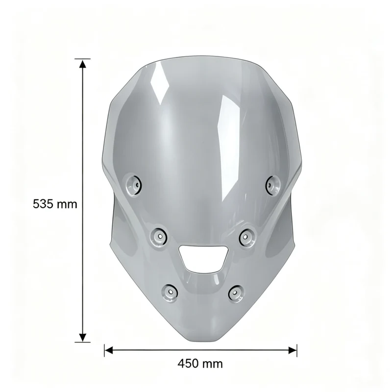 Front Windshield for Honda CRF1000L CRF1100L Africa Twin Tall WindScreen Deflector Modified Accessories CRF1100 L 2024 2025 2026