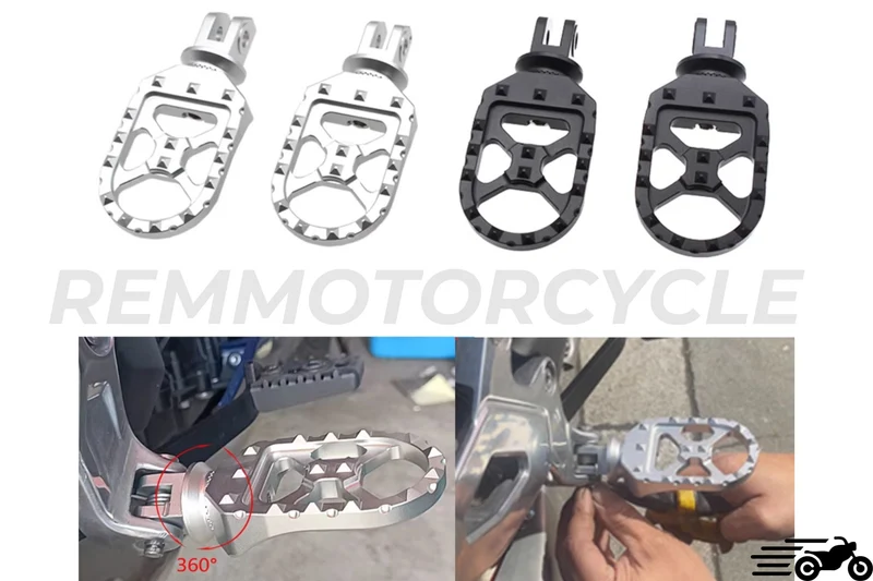 Reposes pieds AV/AR Ducati Scrambler réglable