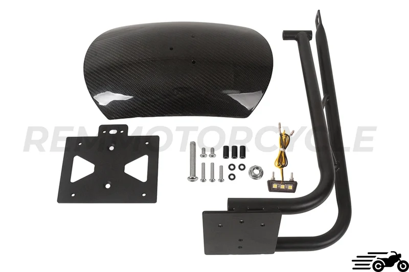 Garde boue arrière avec support de plaque BMW K75 K100