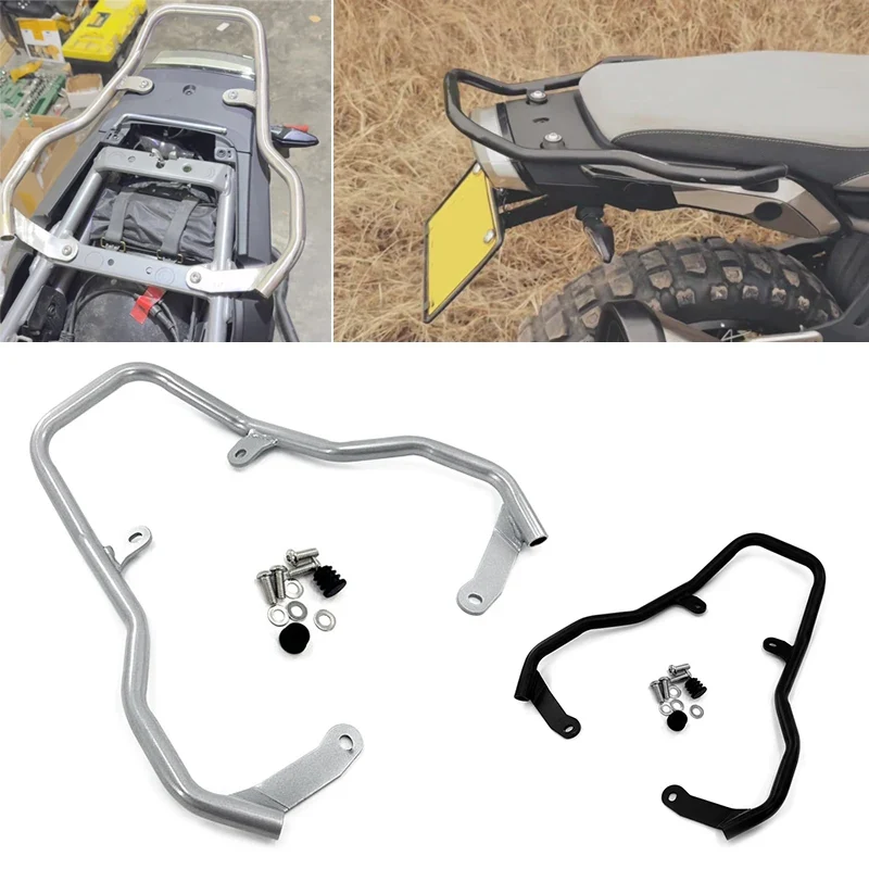 For CF-MOTO 450MT Motorcycle Accessories Rescue Handle Passenger Grab Bar Rail Saddlebag Luggage Rack 450-MT For CFMOTO 450 MT
