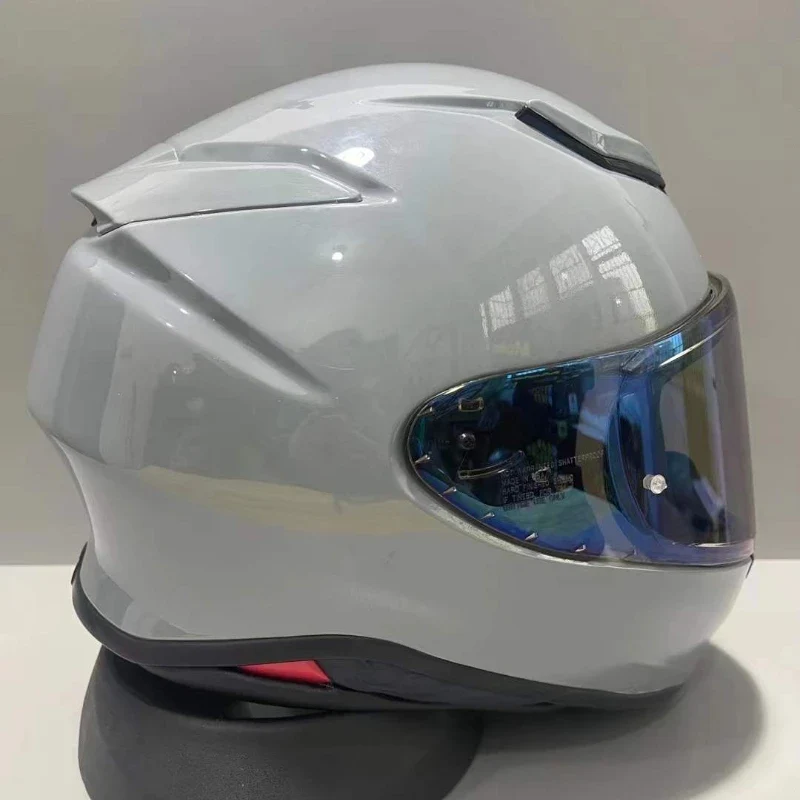 Shoei Z8 Bright Grey Full Face Helmet RF-1400 NXR2 Motorcycle Helmets Riding Motocross Racing Motobike Helmet