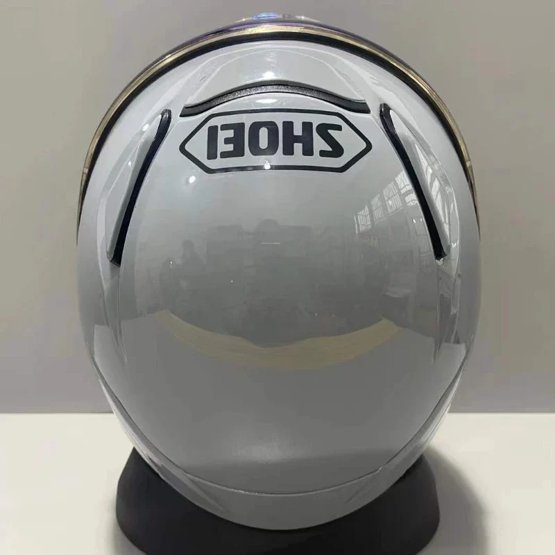 Shoei Z8 Bright Grey Full Face Helmet RF-1400 NXR2 Motorcycle Helmets Riding Motocross Racing Motobike Helmet