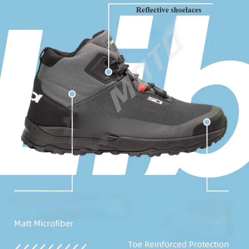 LIBER Motorcycle Boots Moto Street Gear 36-44 Leisure Moto Travel Botas Black CE Mid/Low Motorbike Shoes Motorcycle Equipments