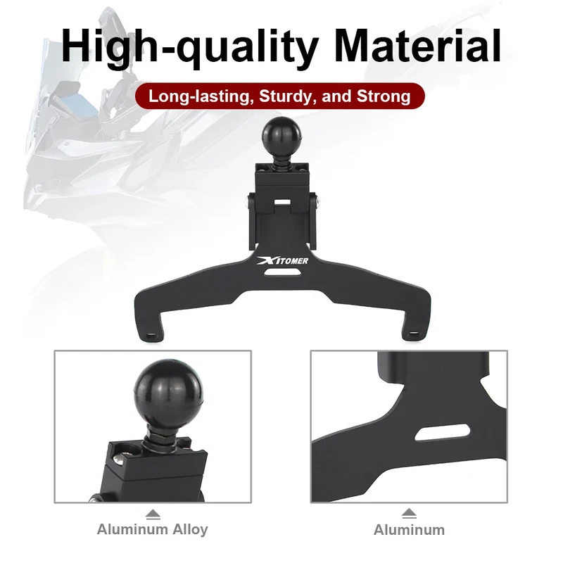 For Suzuki GSX-S1000GX GSX-S 1000 GX 2024- Motorcycle Windshield GPS Navigation Mount Bracket Navigation Windscreen GPS Holder