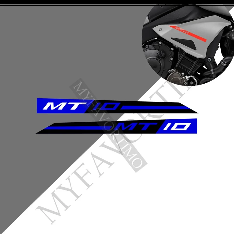 For Yamaha MT10 FZ moto Stickers Tank Pad Protector Fairing Fender Motorcycle Knee Decal Fuel MT-10 2016-2021