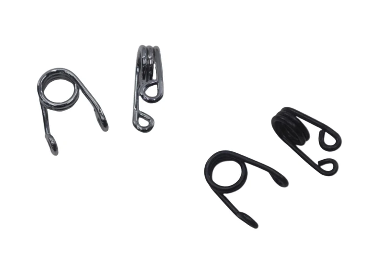 Ressorts de selle Solo Universel Type pince Noir ou Chrome