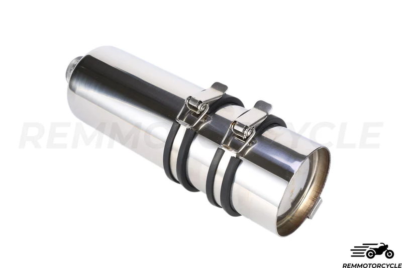 Reservoir additionnel moto type Bouteille Bouchon en aluminium 1.5 L avec support