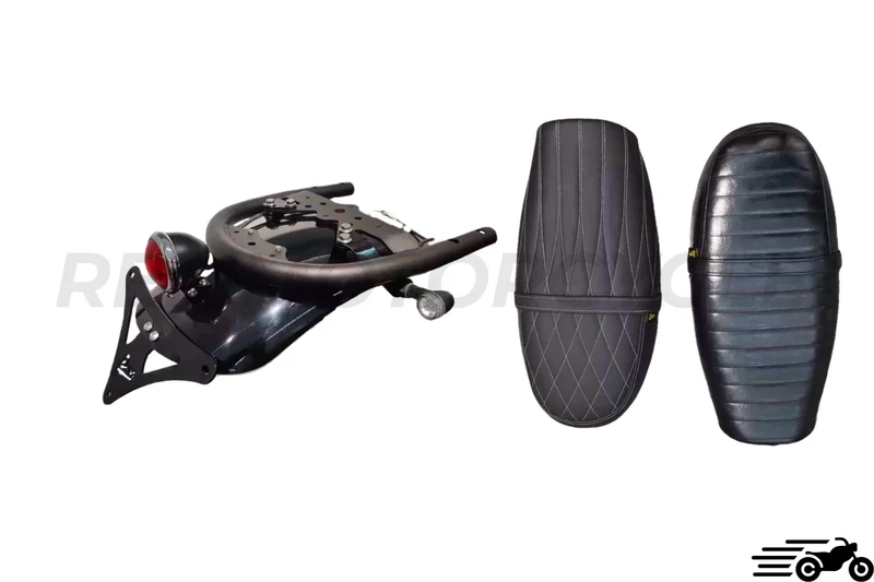 Kit Selle + Boucle + Feu arrière + Support de plaque Brixton Cromwell 1200