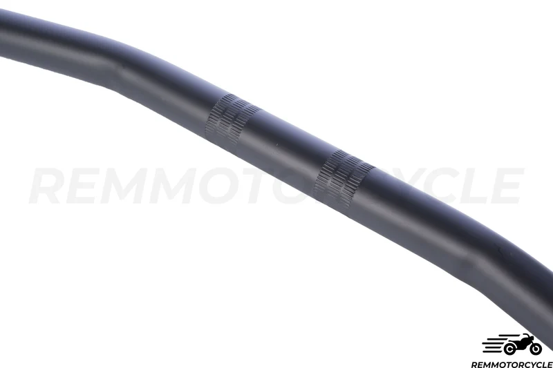 Guidon Universel 22mm Chrome ou Noir, Droit ou Courbé