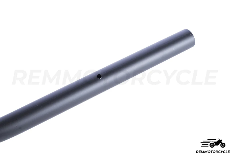 Guidon Universel 22mm Chrome ou Noir, Droit ou Courbé