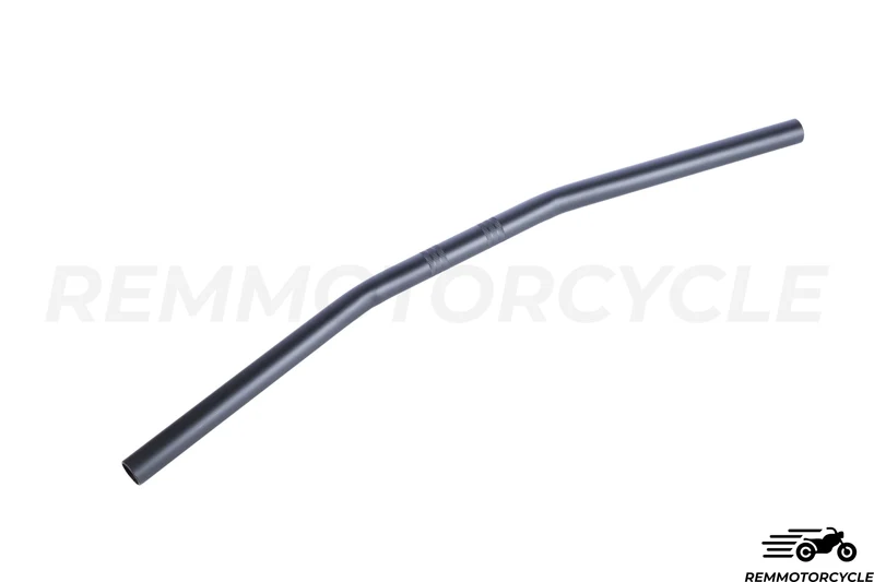 Guidon Universel 22mm Chrome ou Noir, Droit ou Courbé