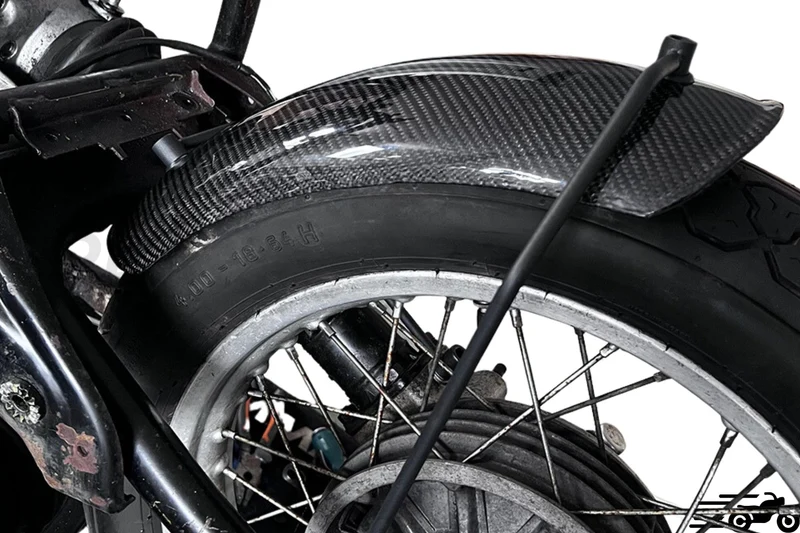 Garde boue arriere BMW R45 R60 R75 R80 R90 R100 Carbone