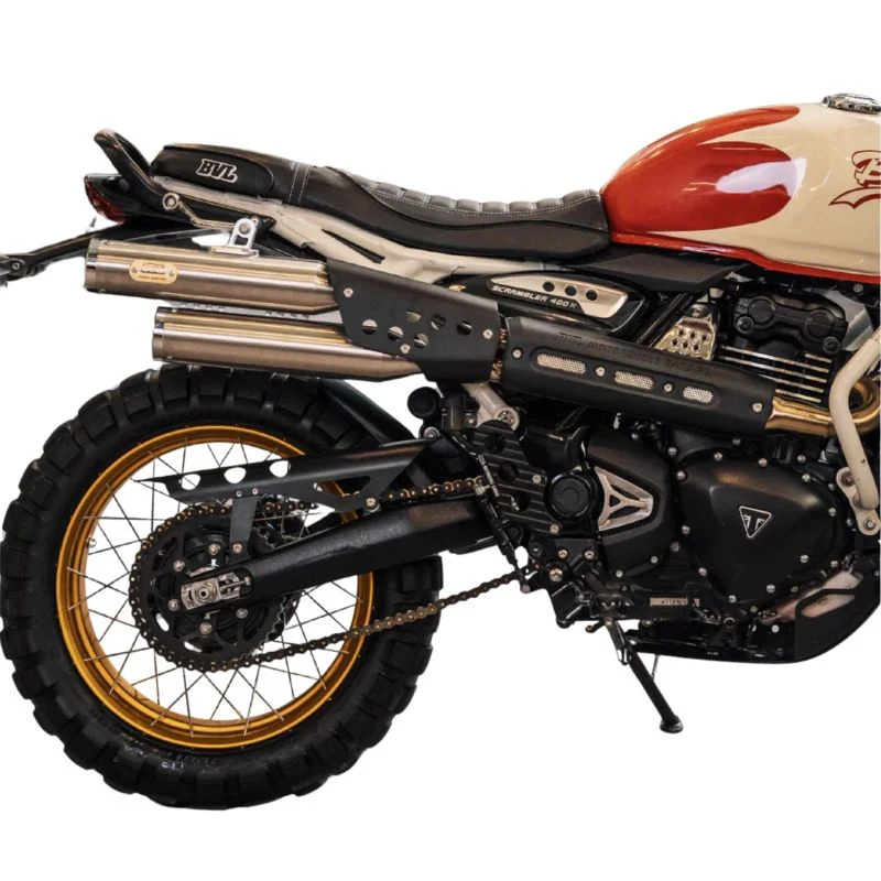 Ligne d’échappement complète en inox pour Triumph Scrambler 400X
