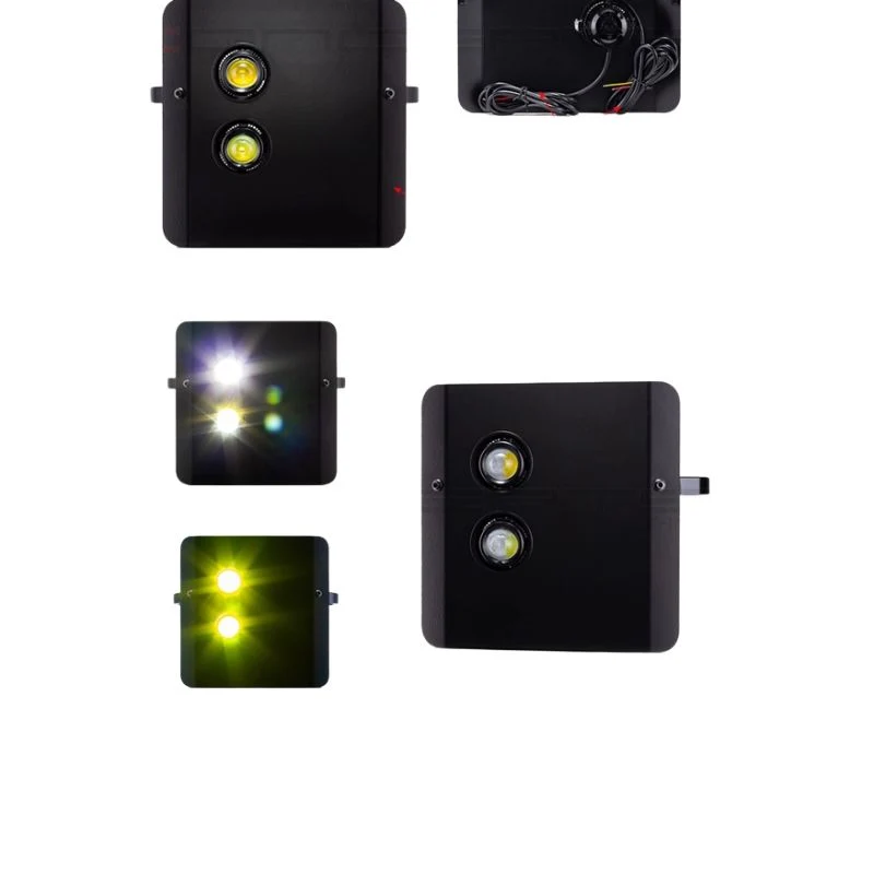 Plaque phare Scrambler universel bulbes LED