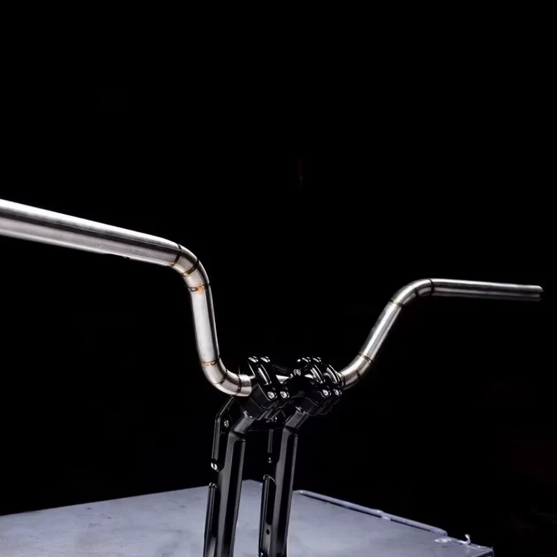 Guidon Mini Ape 5″ Inox pour Harley Softail
