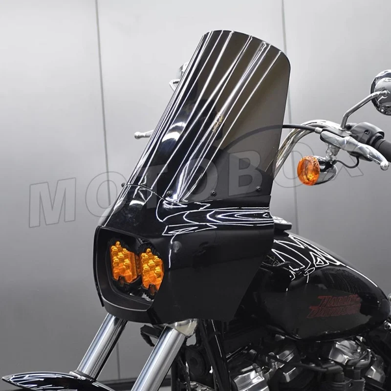 Carénage double optique Softail 2018+ avec pare-bris