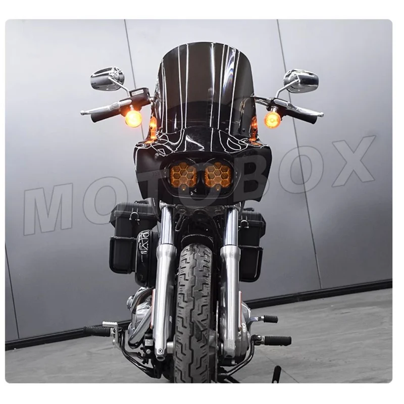 Carénage double optique Softail 2018+ avec pare-bris