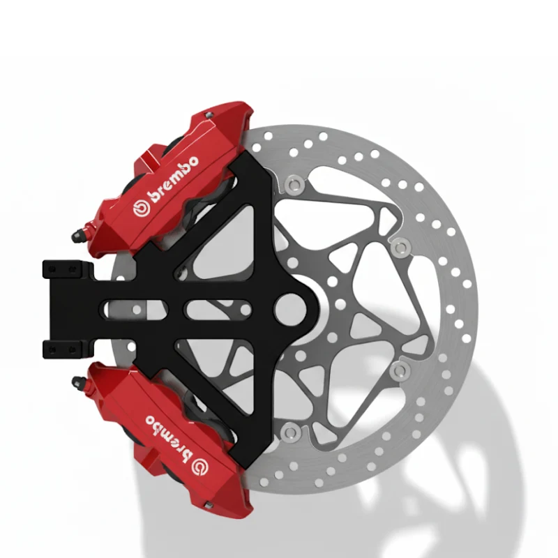 Support de frein arrière pour double étrier radial 100 mm HD Sportster