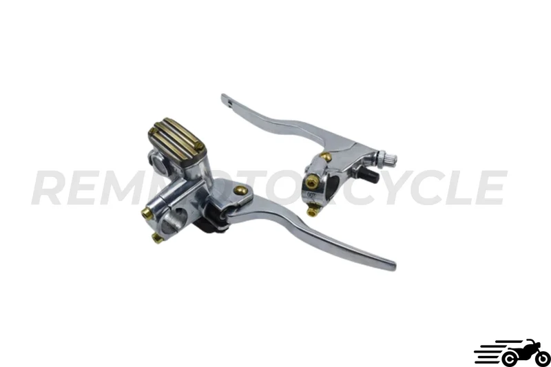 Levier de Frein Moto et levier Embrayage Moto Poli et Laiton 22 ou 25 mm Nouvelles versions