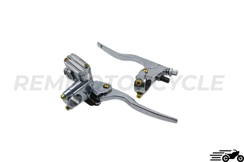 Levier de Frein Moto et levier Embrayage Moto Poli et Laiton 22 ou 25 mm Nouvelles versions