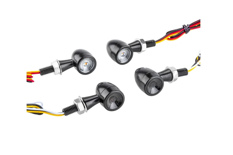Paire de Clignotants LED Homologué Bullet