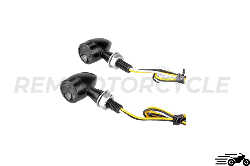 Paire de Clignotants LED Homologué Bullet