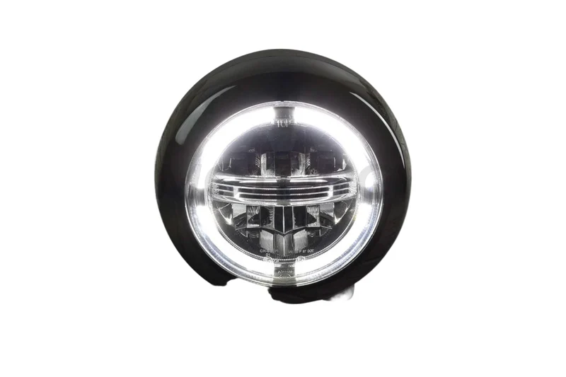 Phare moto LED 7 pouces Homologué