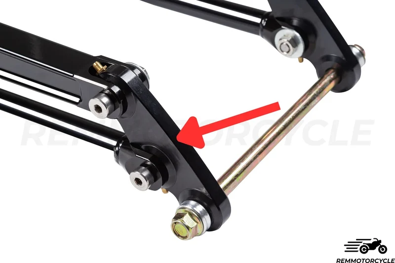Platine + 4cm pour Fourche Springer CNC