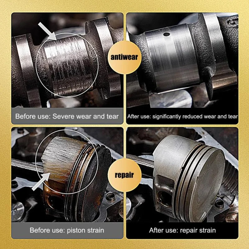 60ml Anti-wear Repair Protectant for Automobile Engine Noise Reduction Anti-shake Anti-rust Burning and Anti-oxidation Agent
