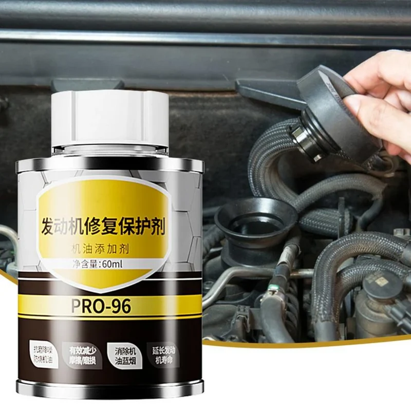 60ml Anti-wear Repair Protectant for Automobile Engine Noise Reduction Anti-shake Anti-rust Burning and Anti-oxidation Agent