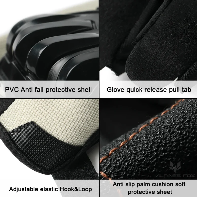 Summer Half Finger Motorcycle Gloves Fingerless Breathable Motorbike Motocross Racing Gloves Men Mesh Touch Screen Riding Glove
