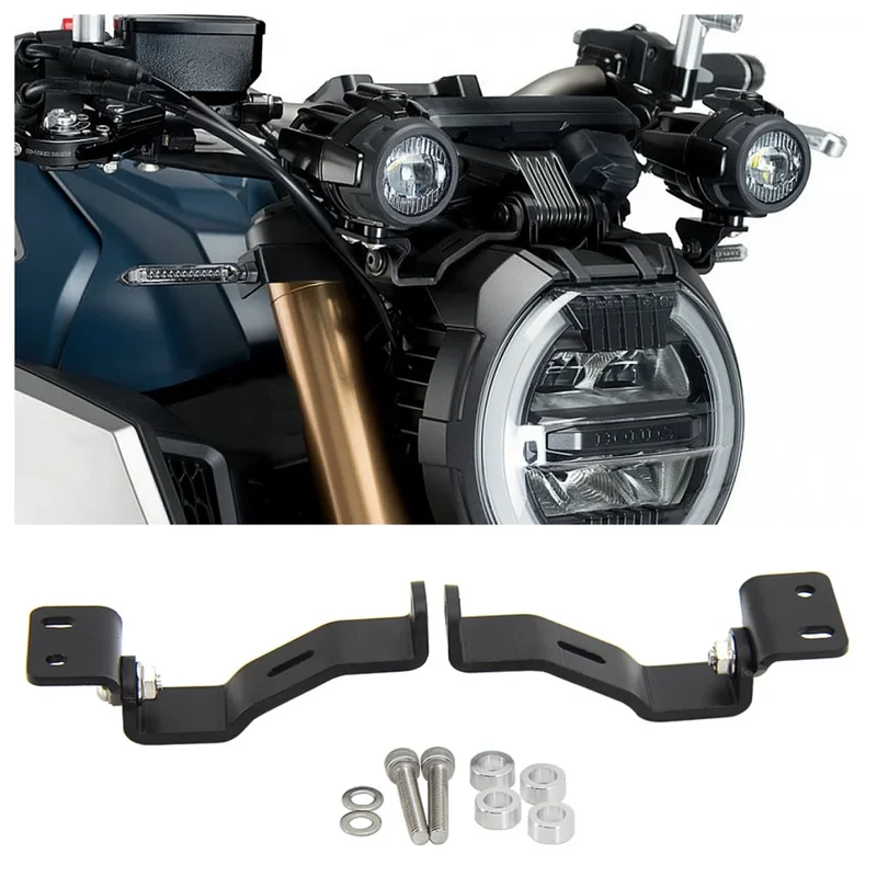 New Motorcycle LED Fog Light Bracket ABS Driving Lamp Holder Auxiliary Light Stand For Honda CB650R CB 650R CB650 R 2019 2020